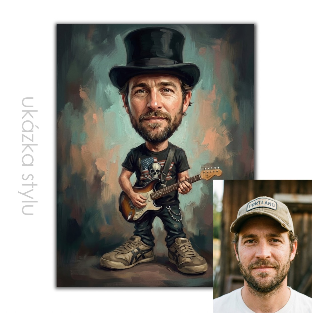 Rockový obraz podle vaší fotky