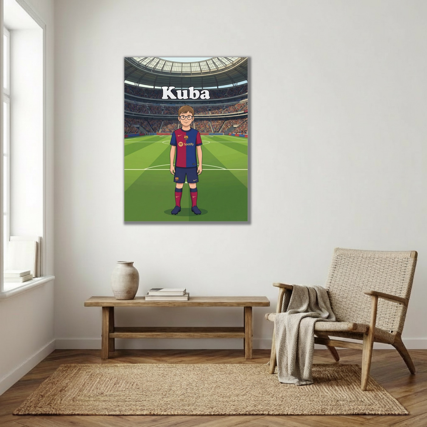 Obraz podle vaší fotky - Fotbalista slavného klubu