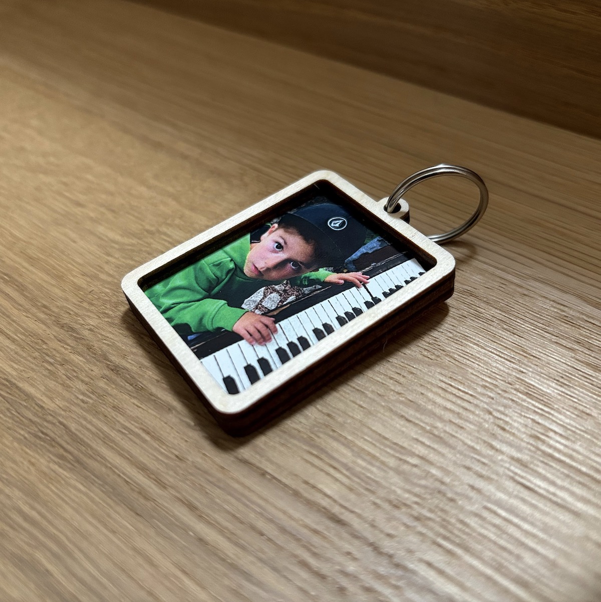 Dřevěný přívěsek s vlastní fotkou