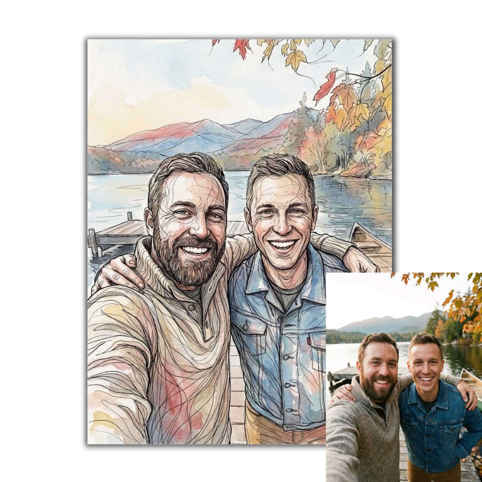 Kreslený obraz podle vaší fotky