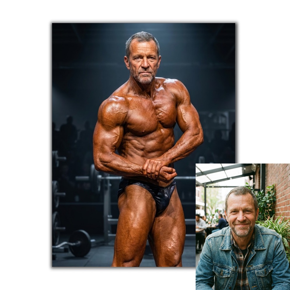 Obraz podle vaší fotky - Slavný kulturista
