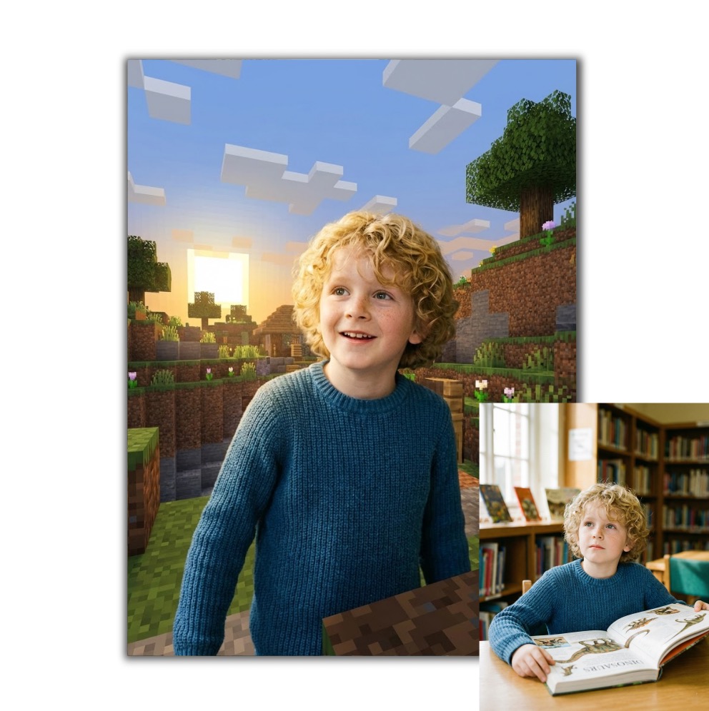 Fotomontáž podle vaší fotky pro vlastní tisk