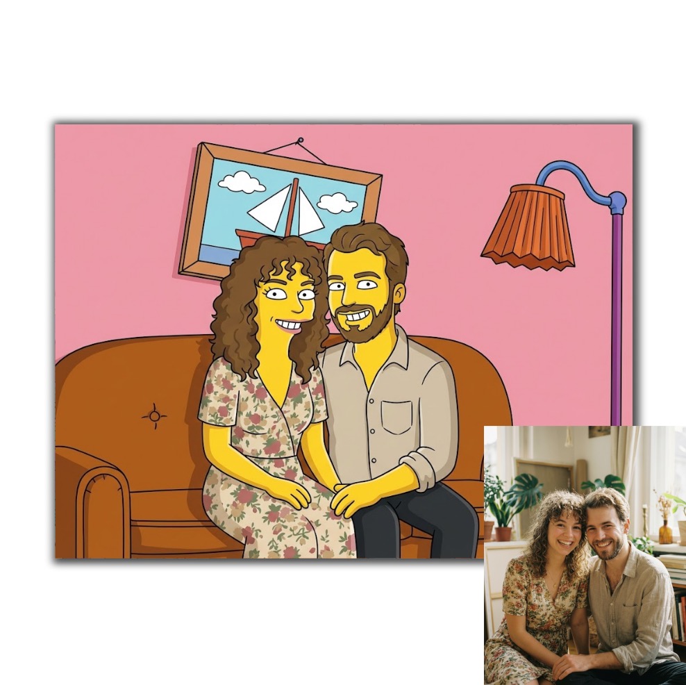 Fotorámeček s ilustrací podle vaší fotky