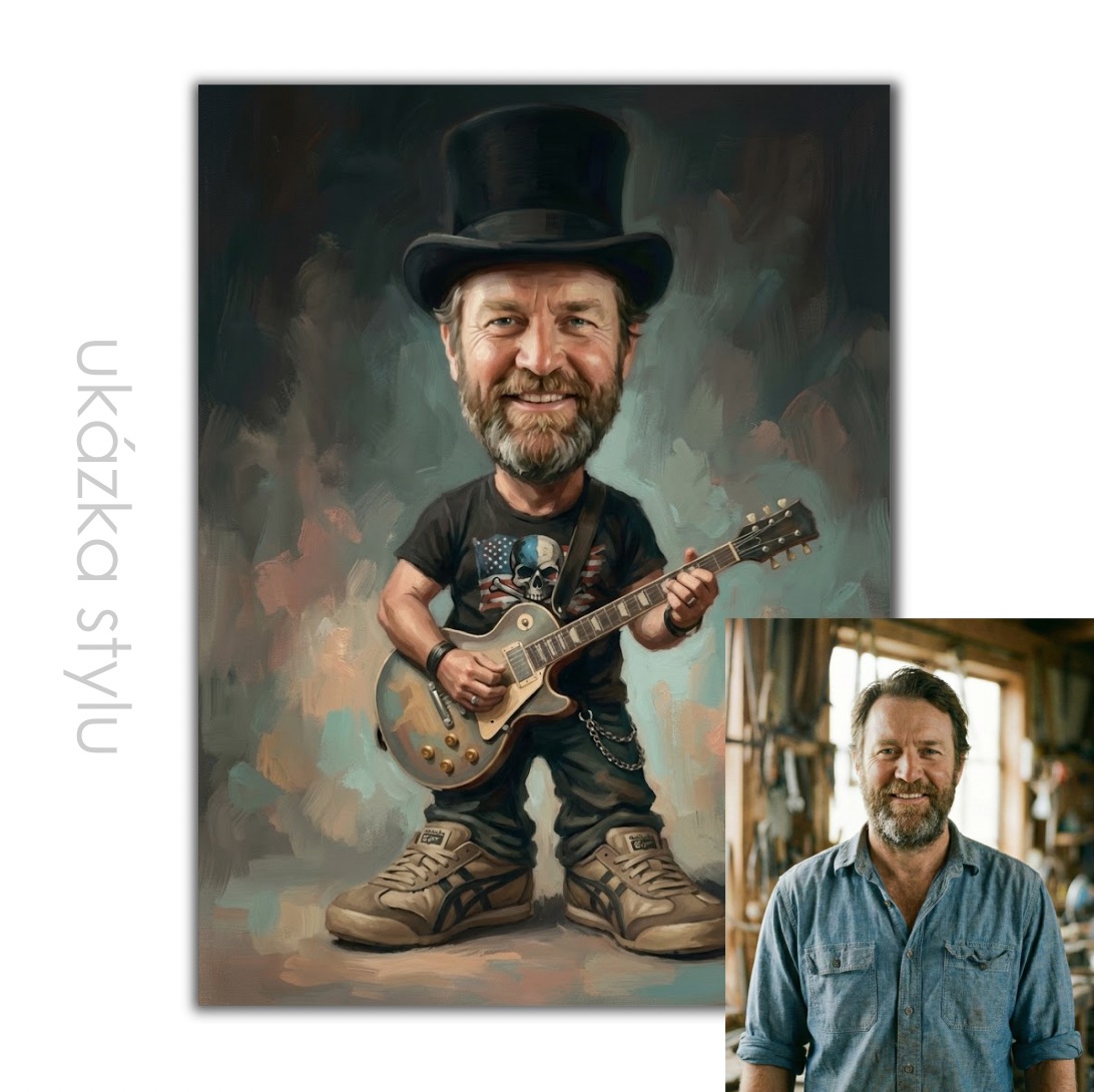 Rockový obraz podle vaší fotky