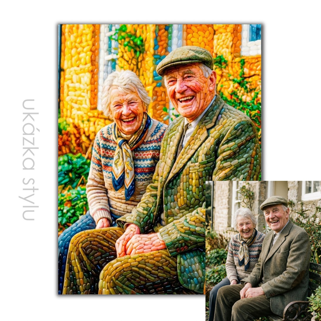 Bonbónový obraz podle vaší fotky