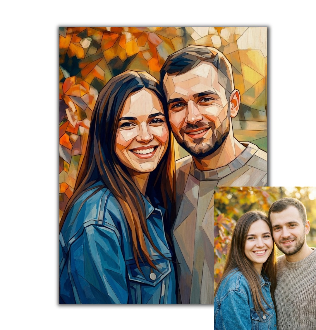 Fotorámeček s ilustrací podle vaší fotky