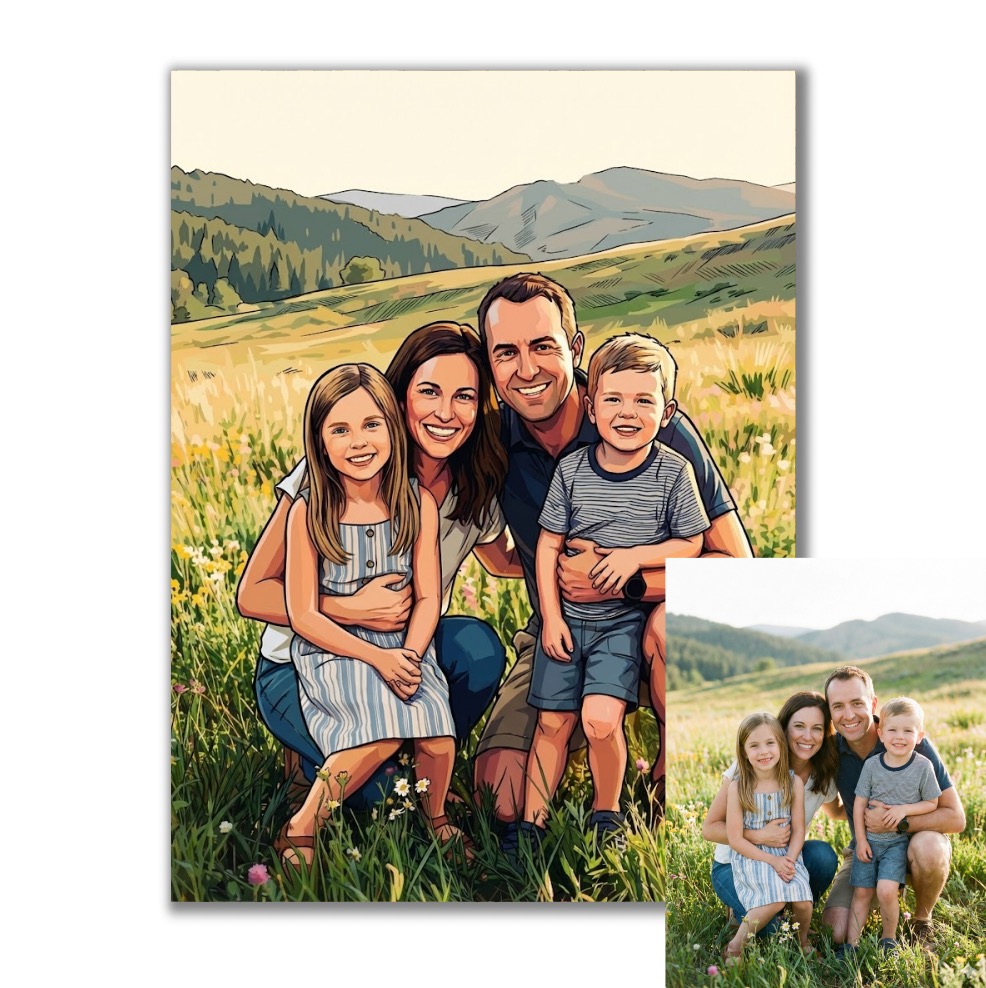 Obraz podle vaší fotky v GTA stylu