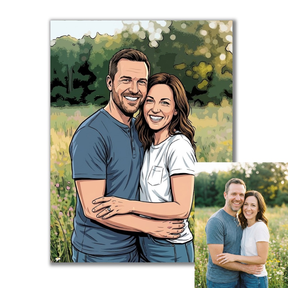 Kreslený obraz podle vaší fotky