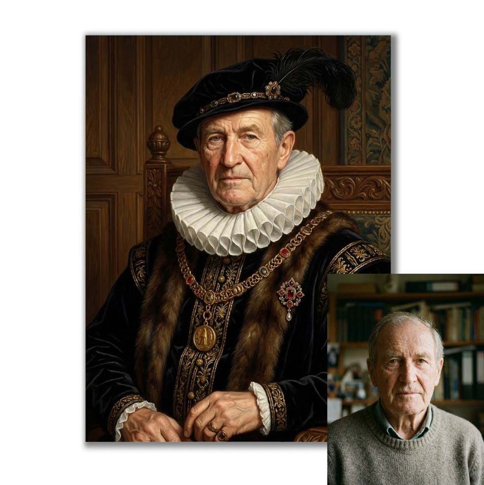 Obraz podle vaší fotky - Vy jako šlechtic