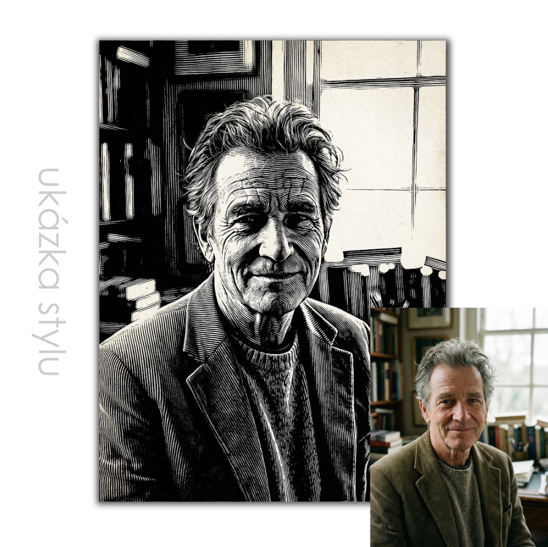 Kreslený obraz podle vaší fotky