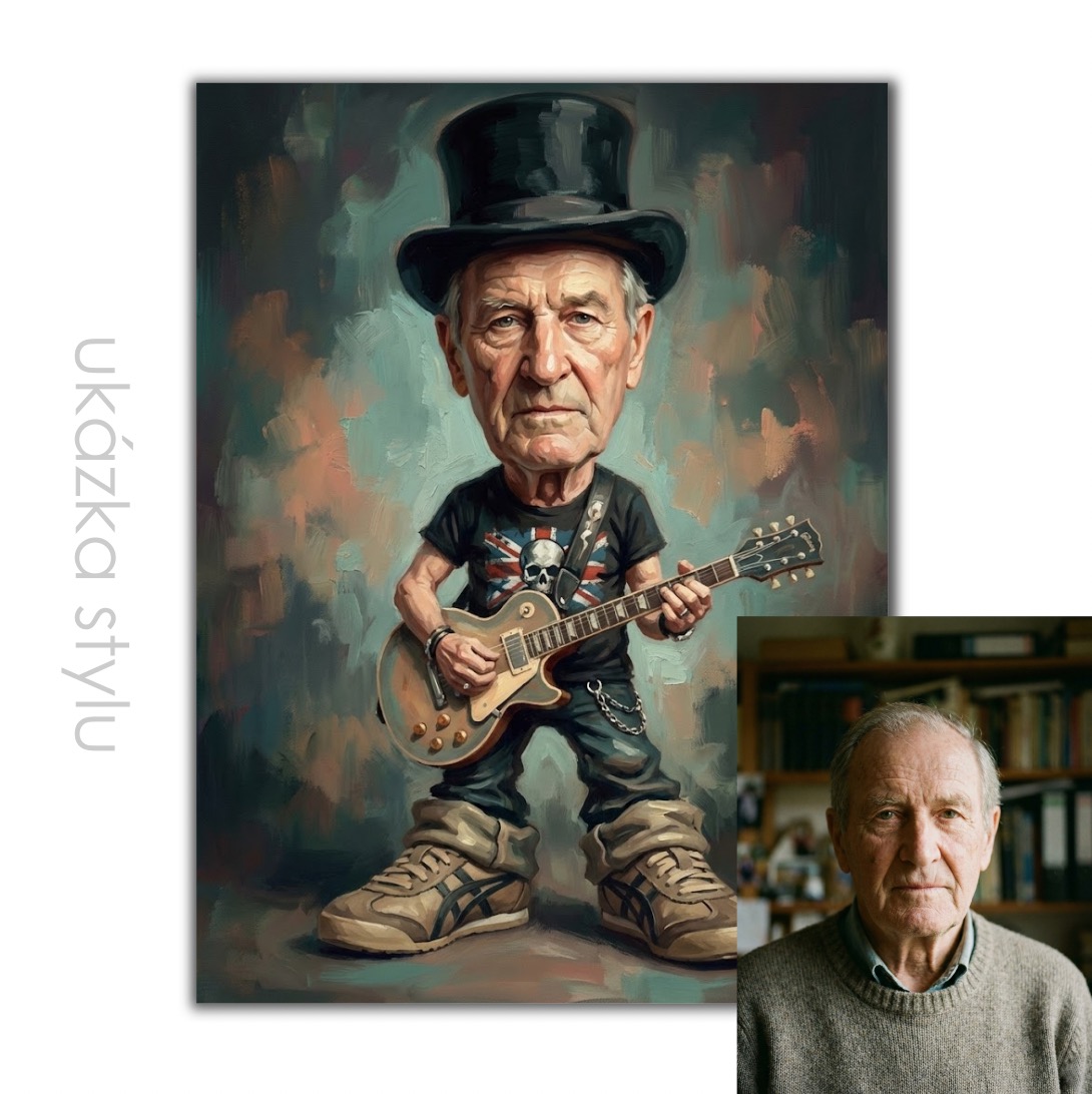 Rockový obraz podle vaší fotky