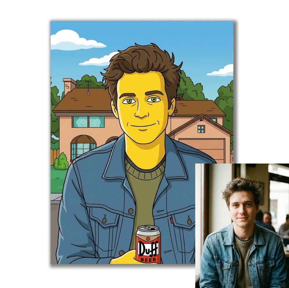 Ilustrace podle vaší fotky pro vlastní tisk