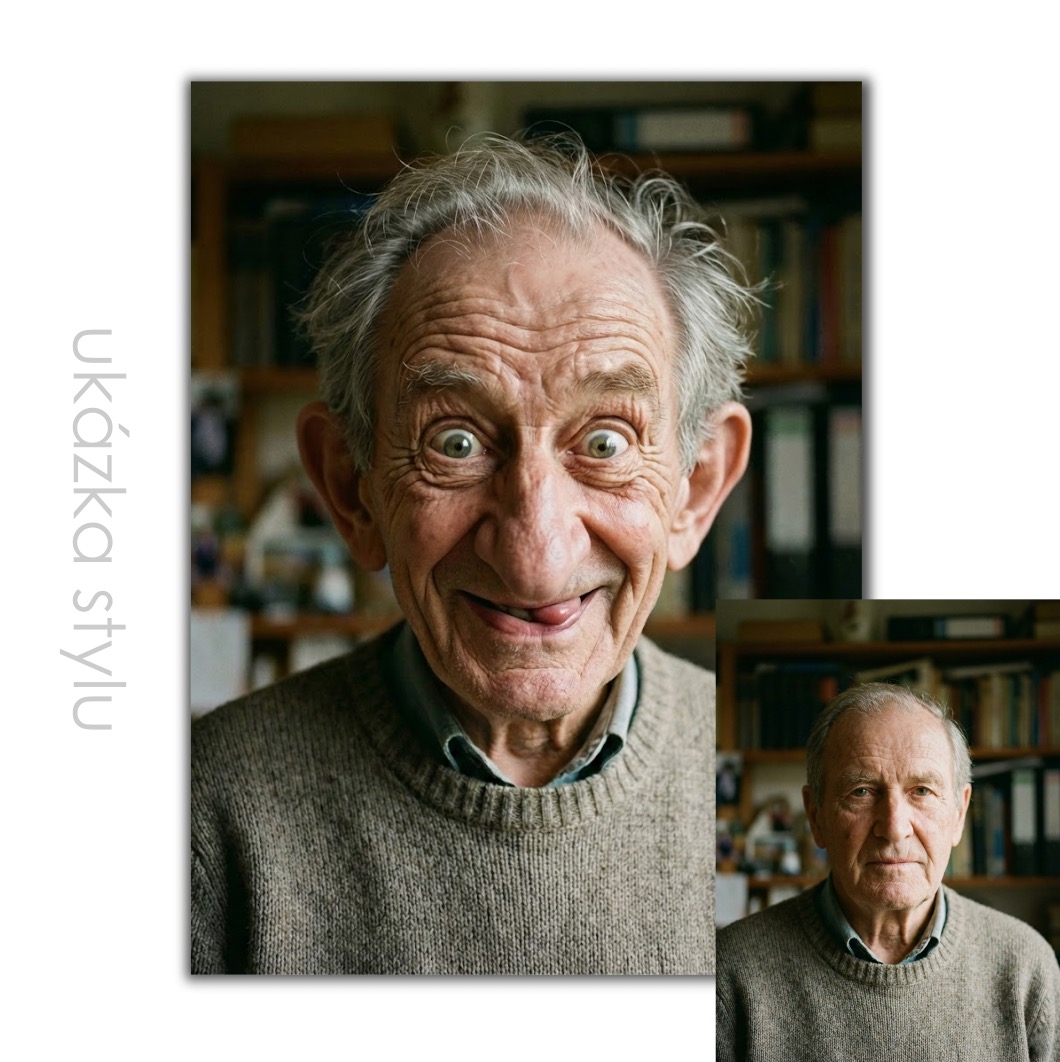 Foto-karikatura podle vaší fotky pro vlastní tisk